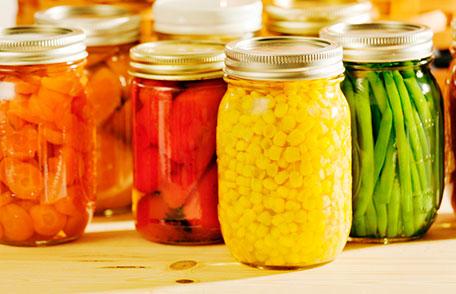 Canned vegetables